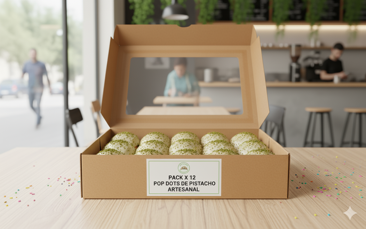 💚 Pack 12 Pop Dots Pistacho