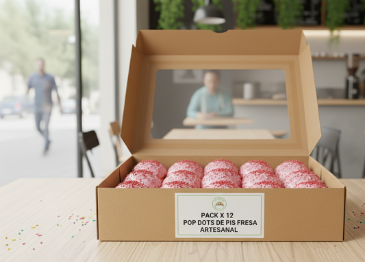 🍓 Pack 12 Pop Dots Fresa