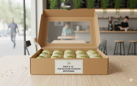 💚 Pack 12 Pop Dots Pistacho